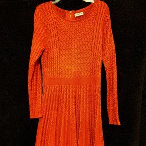 Calvin Klein Sweater Dress - Orange. size XL